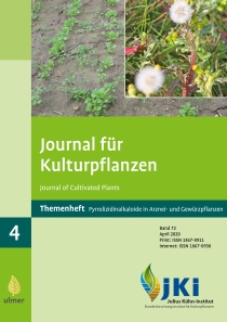 					Ansehen Bd. 72 Nr. 4 (2020): Themenheft Pyrrolizidinalkaloide in Arznei- und Gewürzpflanzen
				
